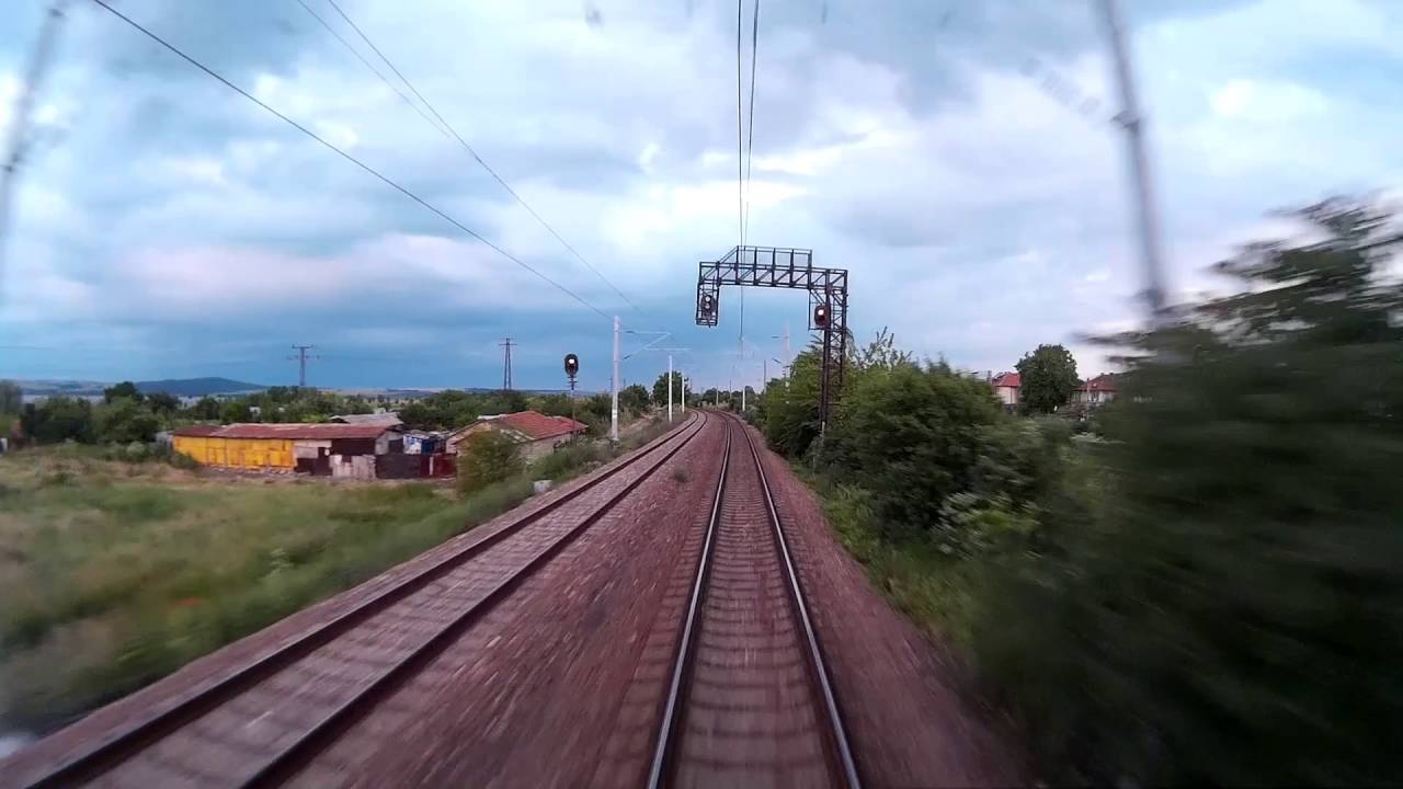 Train cab ride Bulgaria: Burgas - Sofia [via Karlovo]