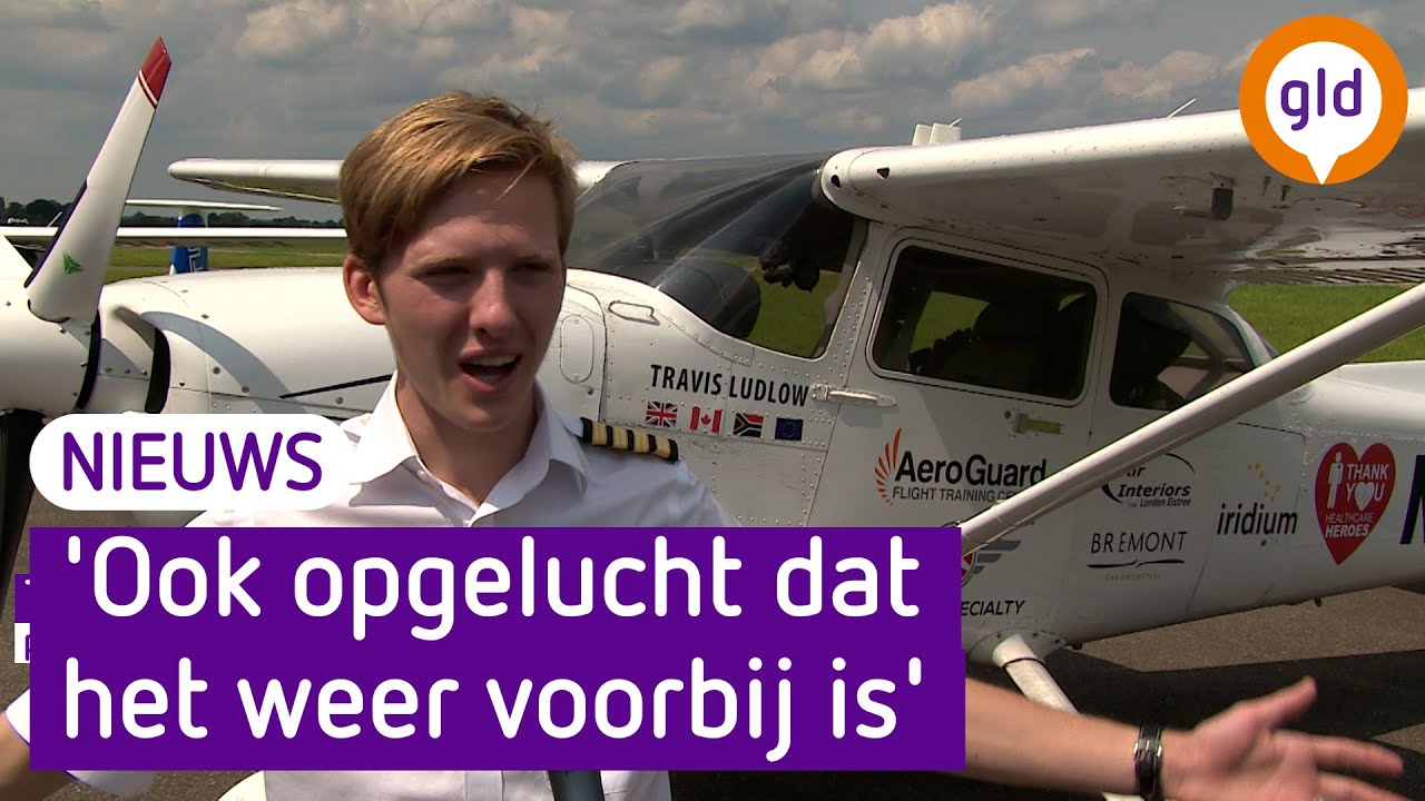 Travis (18) landt in Teuge na wereldreis