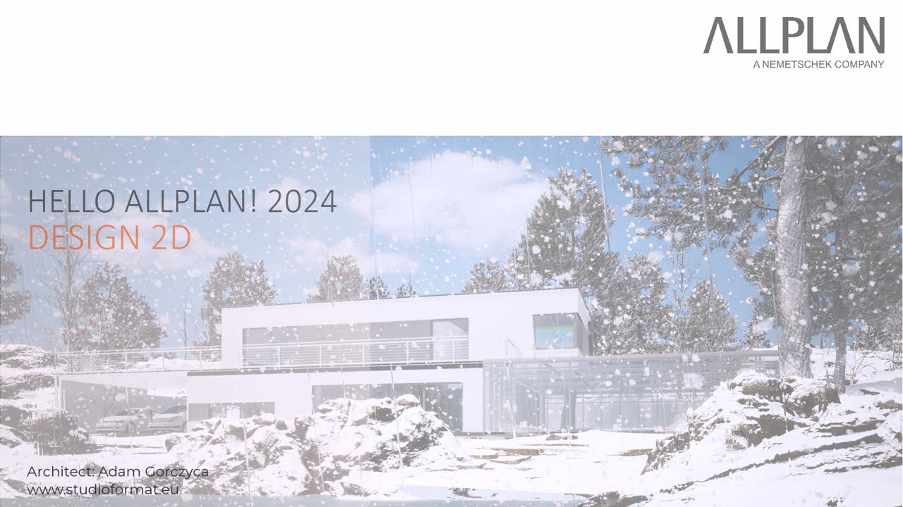 2D Funktionalitäten in ALLPLAN 2024 | Genauigkeit & Effizienz