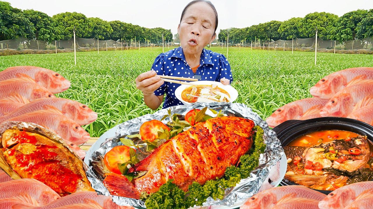 What Dish to Make with this Delicious & Firm Fleshed Red Tilapia? | Tan Grandma Vlog