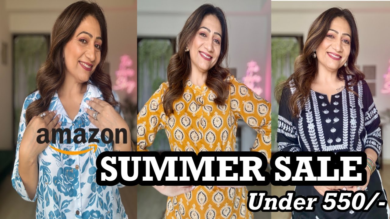 AMAZON GREAT SUMMER SALE PART-2 |UNDER 550/- DO NOT MISS THESE OUTFITS | 50%-80% OFF #thehopestory
