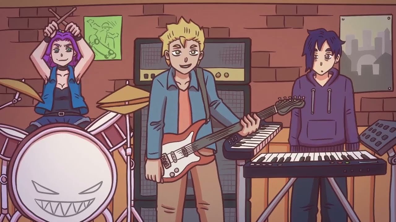 Stardew Valley Band Metal Song (Studio Baku Animation) - Caynug #stardewvalley
