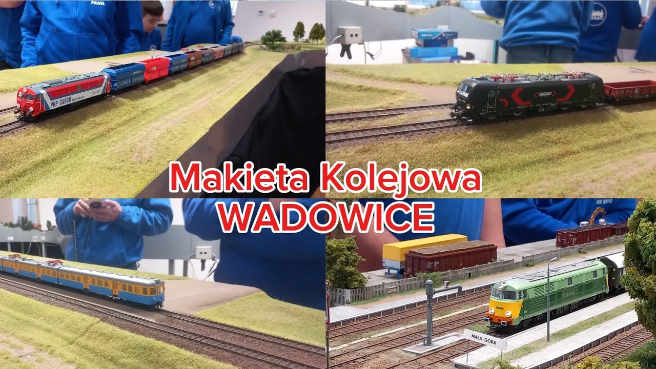 Wystawa Makiet Kolejowych w Wadowicach🚂#pkp #kolej #pociąg #pociągi 
