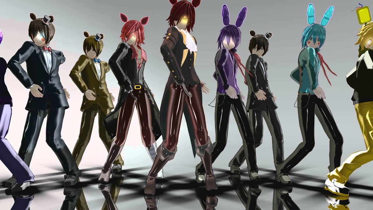 MMD / FNAF / LUPIN BOYS / MOTION + CAMERA DL