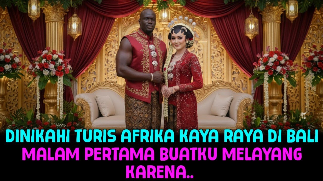 DINIKAHI TURIS AFRIKA KAYA RAYA DI BALI‼️Malam Pertama Aku Melayang Karena Melihat Dia.. 