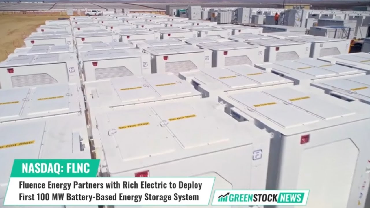 Fluence Energy ($FLNC) Partners with Rich Electric to Deploy 100MW Energy Storage System