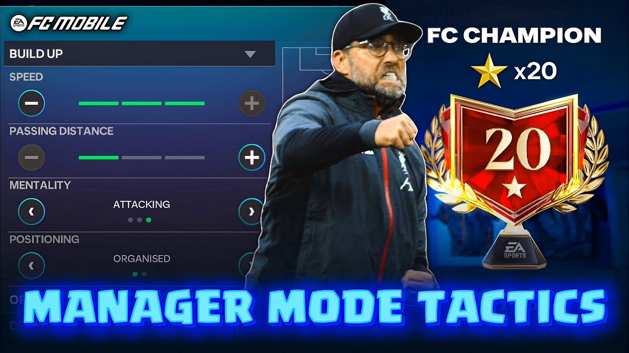 Best Manager Mode Tactics That Took Me to FC Champion 😱