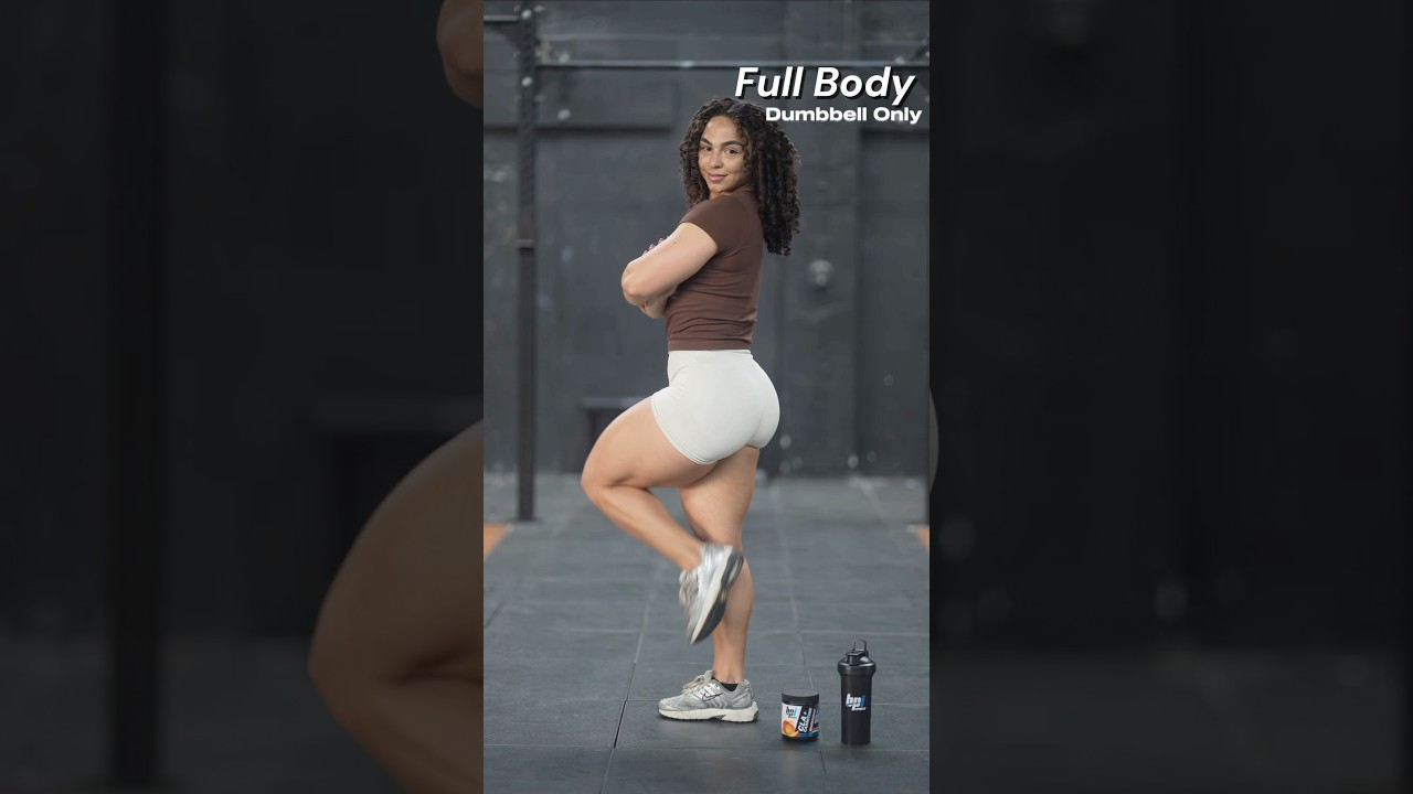 Full Body workout - Dumbbell only !  short on time or limited equipment ! Details pinned.  #fullbody