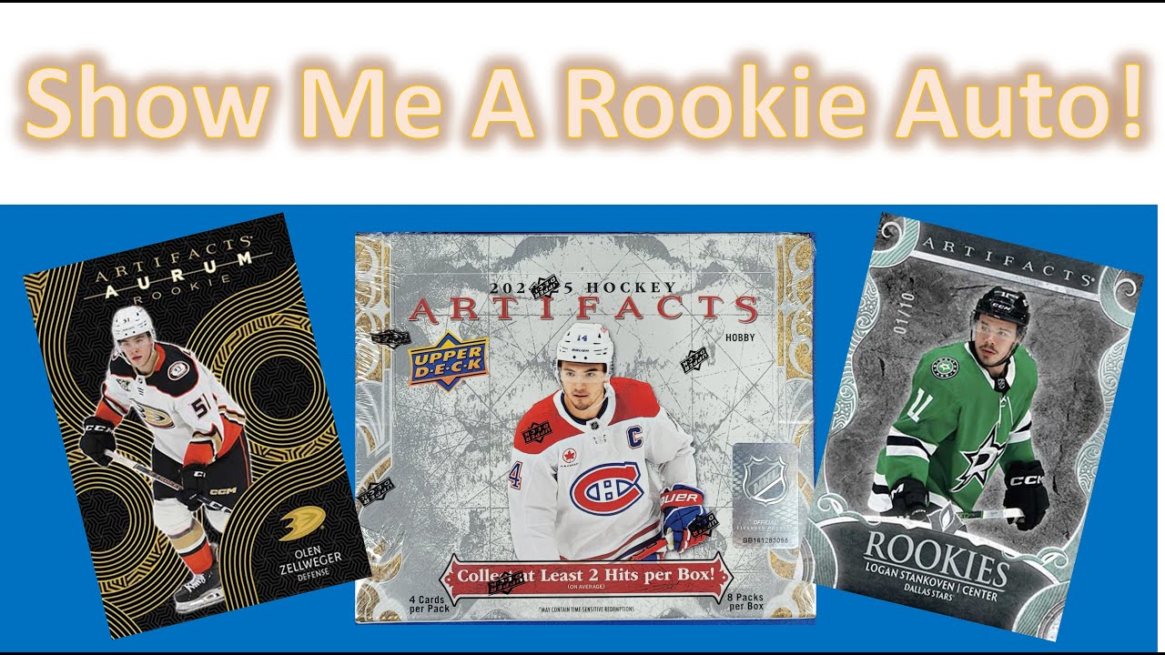 Show Me A Rookie Autograph Please! 2024-25 Upper Deck Artifacts Hockey