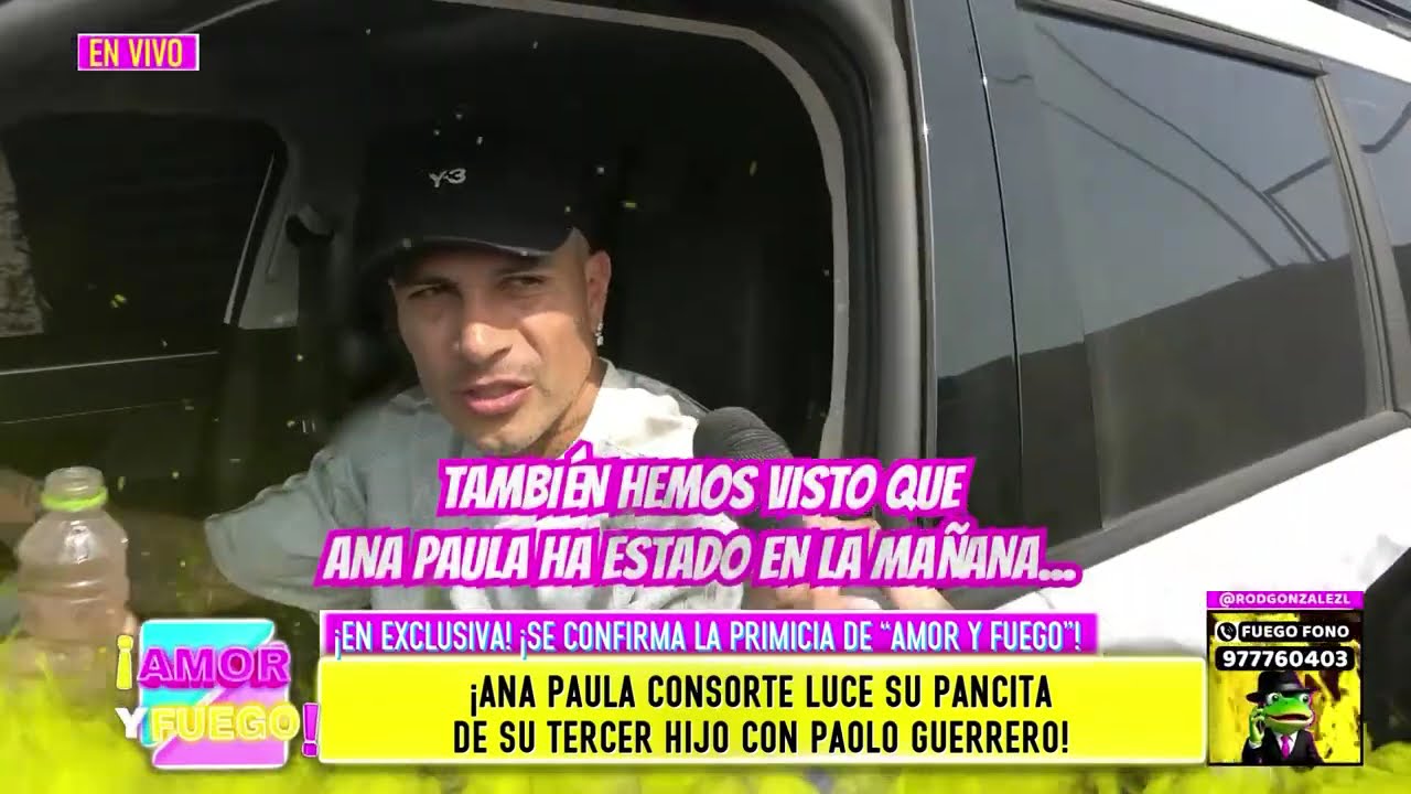 Amor y Fuego - SET 09 - ANA PAULA CONSORTE LUCE SU PANCITA DE SU TERCER HIJO CON PAOLO GUERRERO