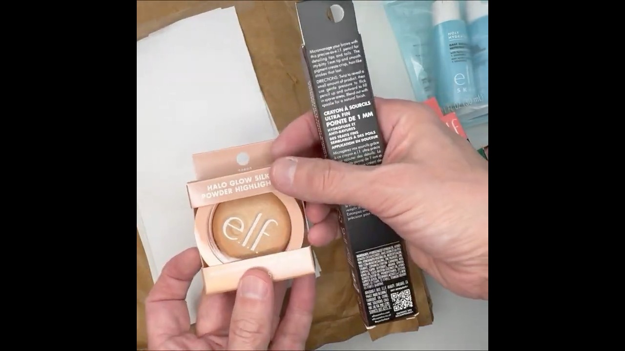 Opening a Elf haul!! Some new Elf skincare and makeup products. 
