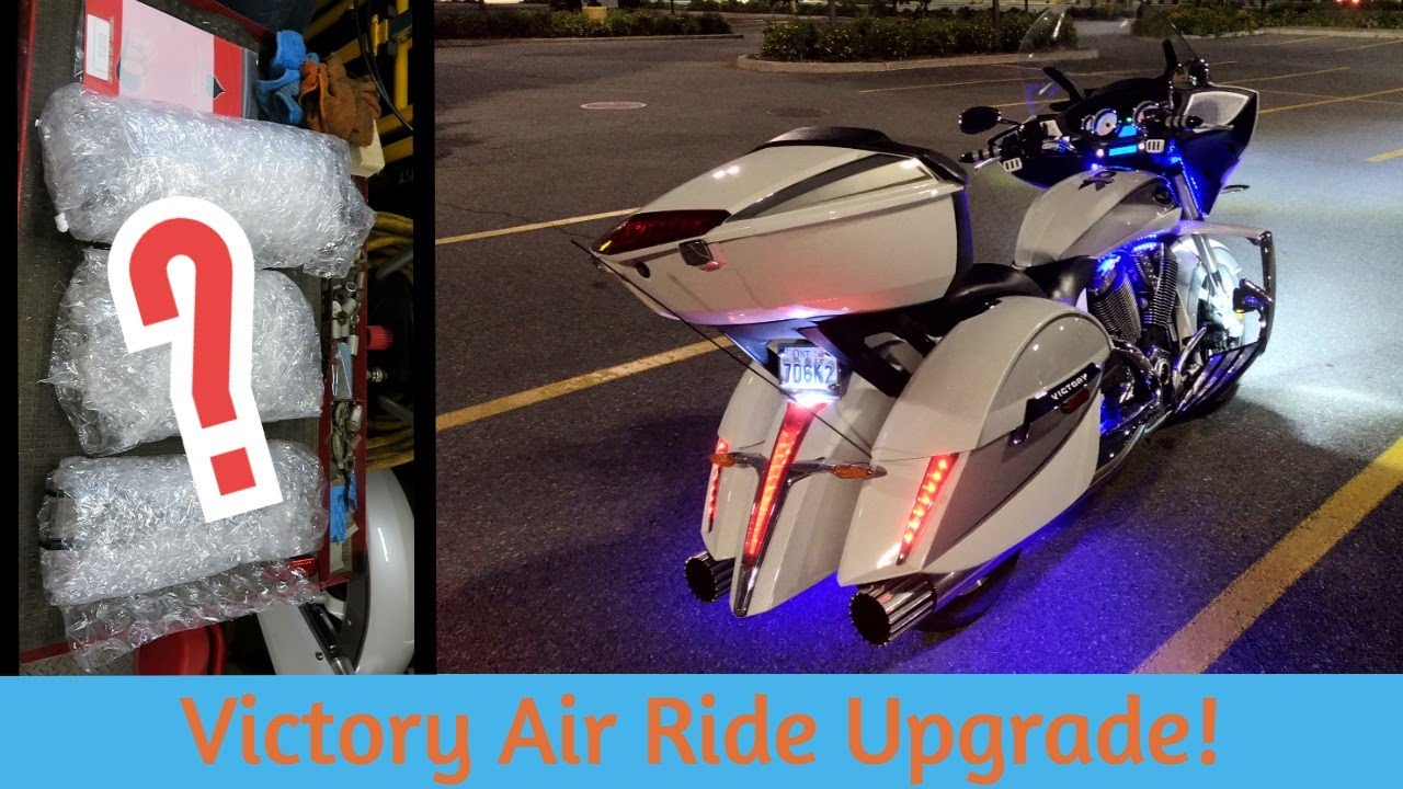 Custom Victory Motorcycle Air Suspension!