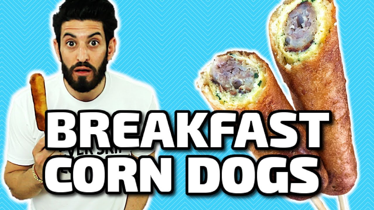 BREAKFAST CORN DOG!!!