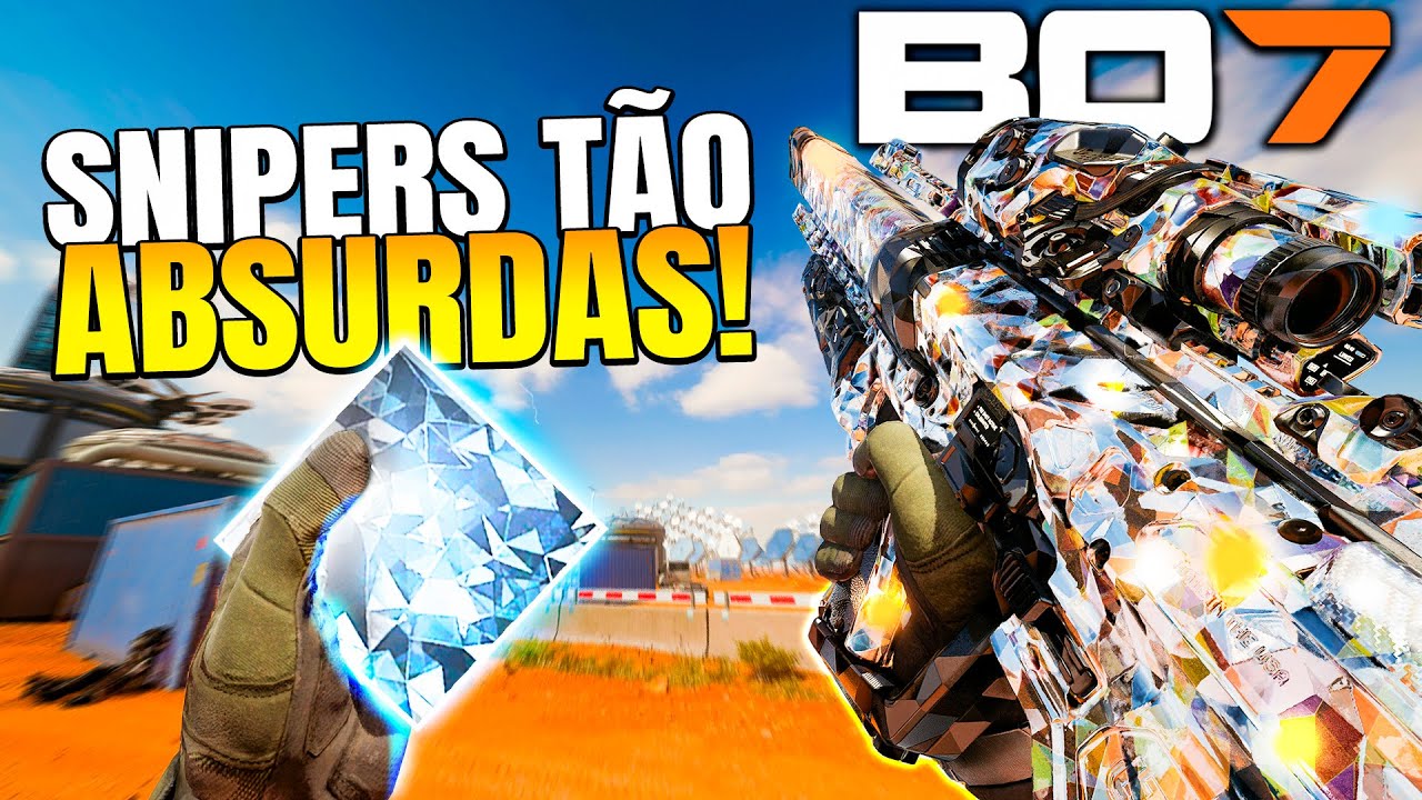 PEGUEI DIAMANTE nas SNIPERS do BLACK OPS 7 e... NÃO PERDI a SANIDADE?!