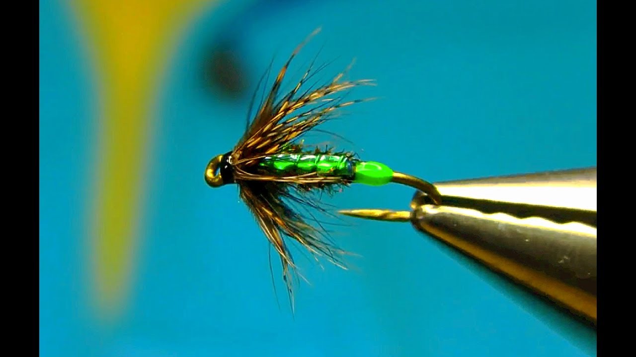 Fly Tying Peacock & Partridge Flash-Back Spider Wet Fly by Mak