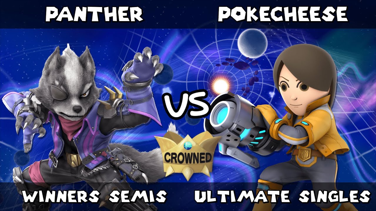 CROWNED # 03 | Panther (Wolf) vs Pokecheese (Mii Gunner) | Winners Semis | SSBU Smash Ultimate