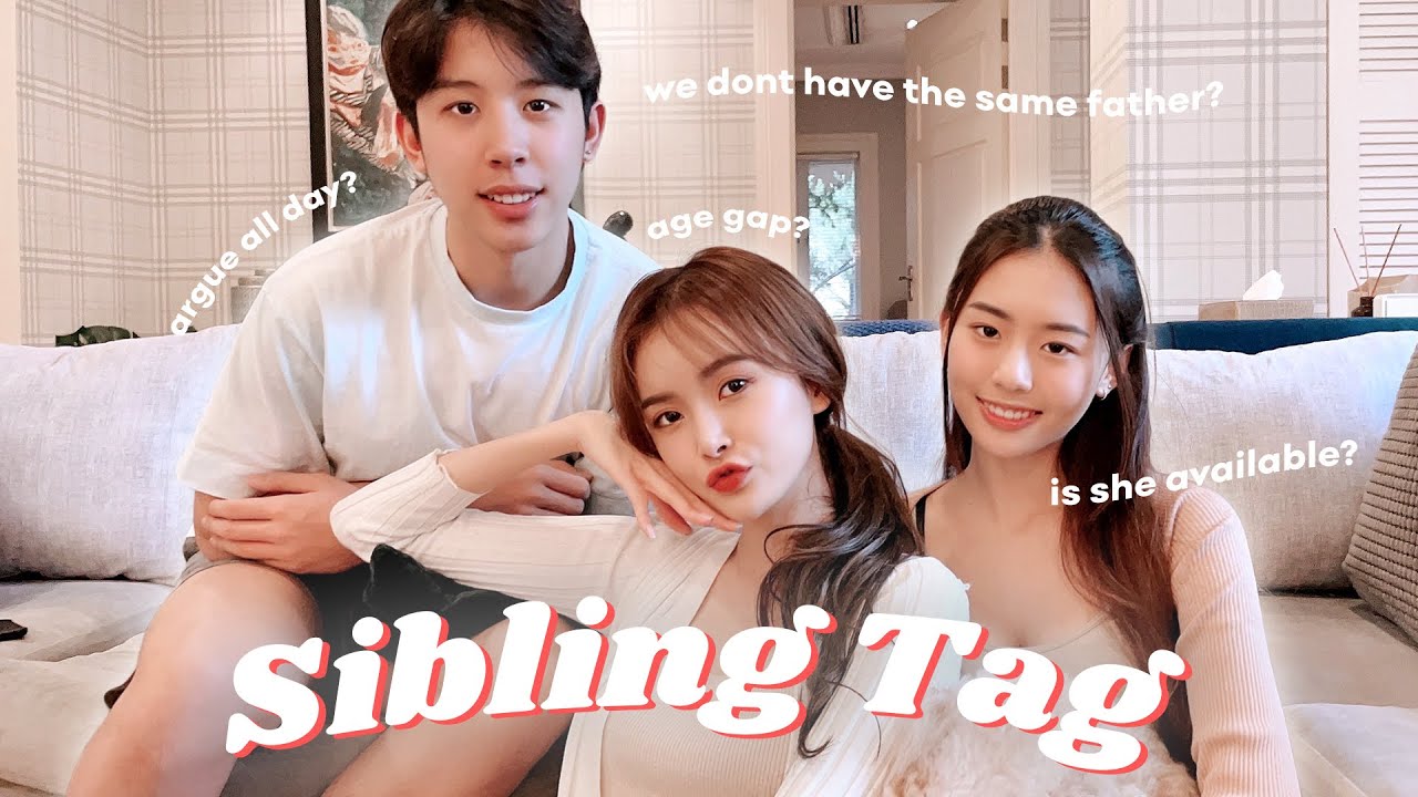 Sibling Q&A 👩‍👧‍👦 回应家庭关系? 家里是做什么的? 曾经吵架? I gave my sister a makeover 😶‍🌫️
