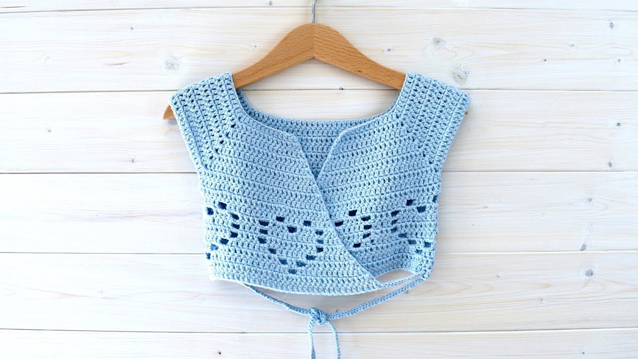 How to crochet a little girl's heart ballet cardigan - the Margo ballet cardigan