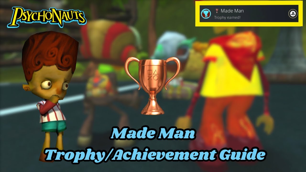 How to unlock "Made Man" Trophy/Achievement - Psychonauts (2005)