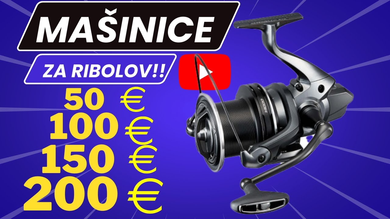 MAŠINICE ZA RIBOLOV - pecanje šarana!!!