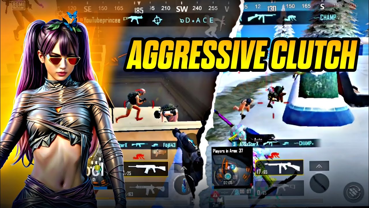 AGGRESSIVE CLUTCH AGAINST PRO PLAYER 🥷🏻