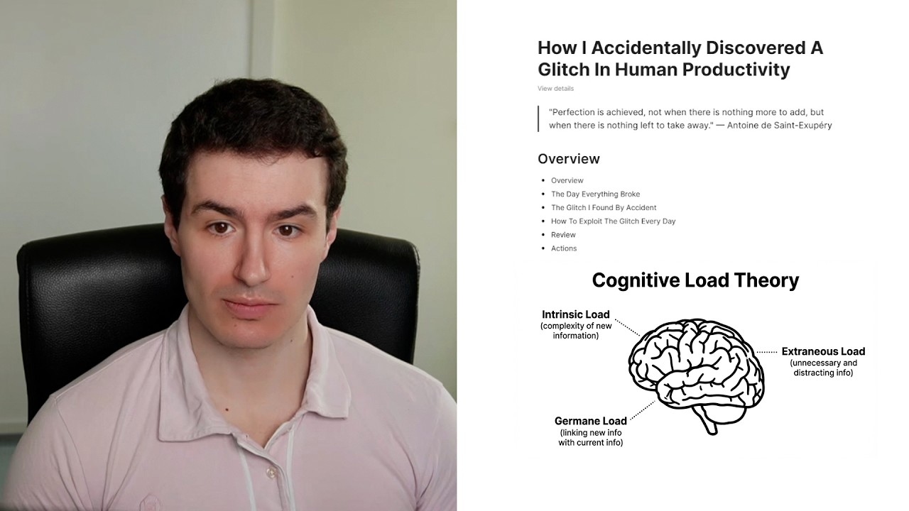 i accidentally discovered a glitch in human productivity