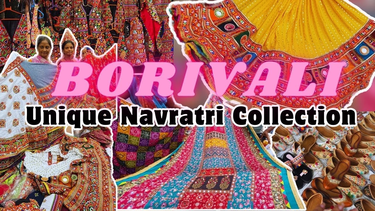 Navratri Garba Dress Shopping at Borivali Market 2023 | Navratri Outfits | Navratri shopping Mumbai