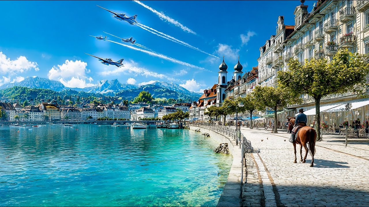 Люцерн &ndash; самый комфортный город в мире 🇨🇭 4K Пешая прогулка