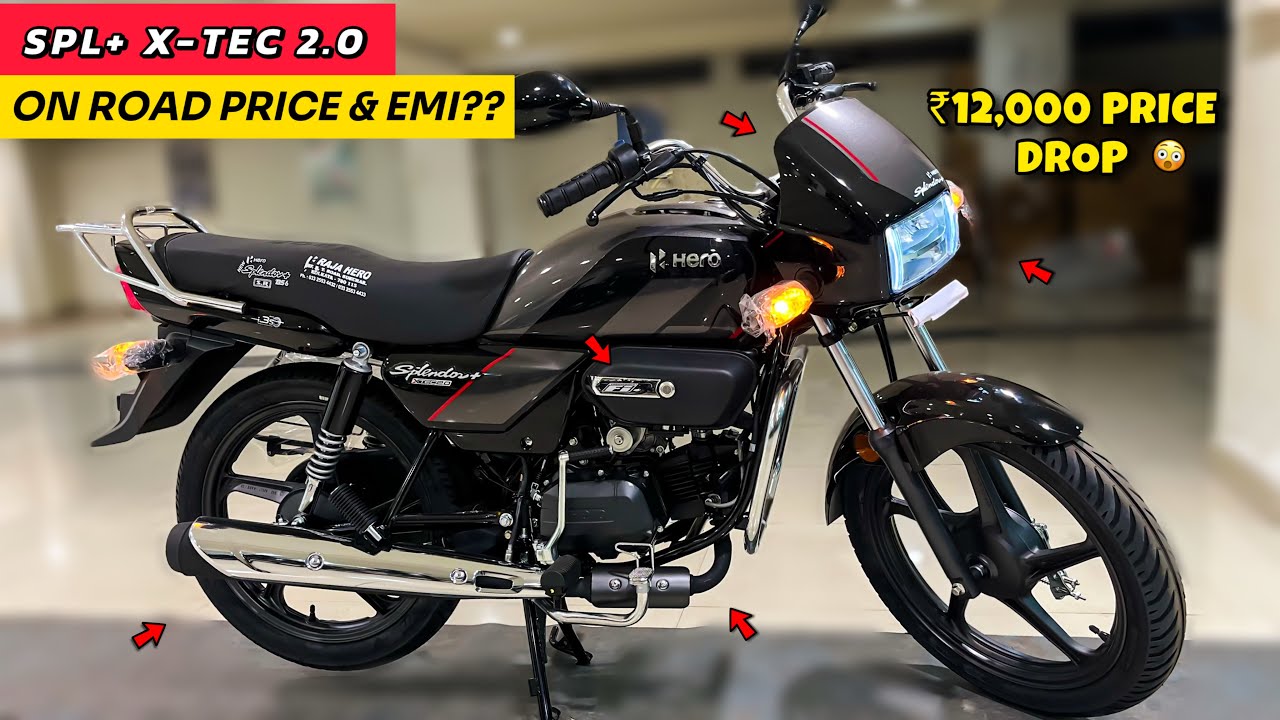 Hero Splendor Xtec 2.0 New Model 2025 - After GST 2.0 Price & EMi? Features Milegae | splendorplus