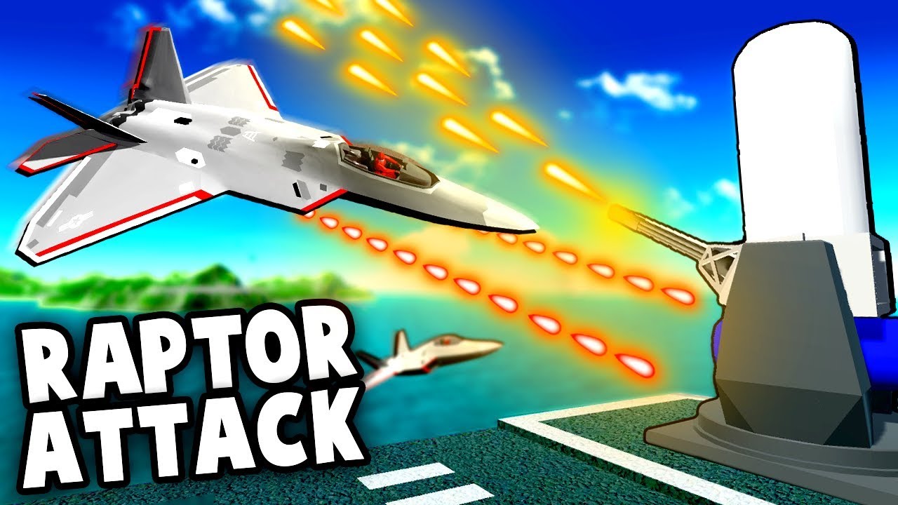 F-22 Raptor vs Vulcan MiniGun! RAPTOR ATTACK (Ravenfield Gameplay)