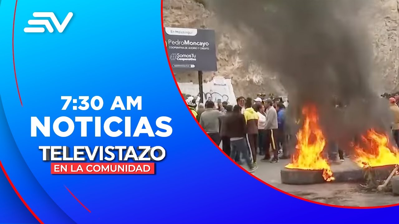 Vía de Guayllabamba fue habilitada luego del paro nacional | Televistazo | Ecuavisa
