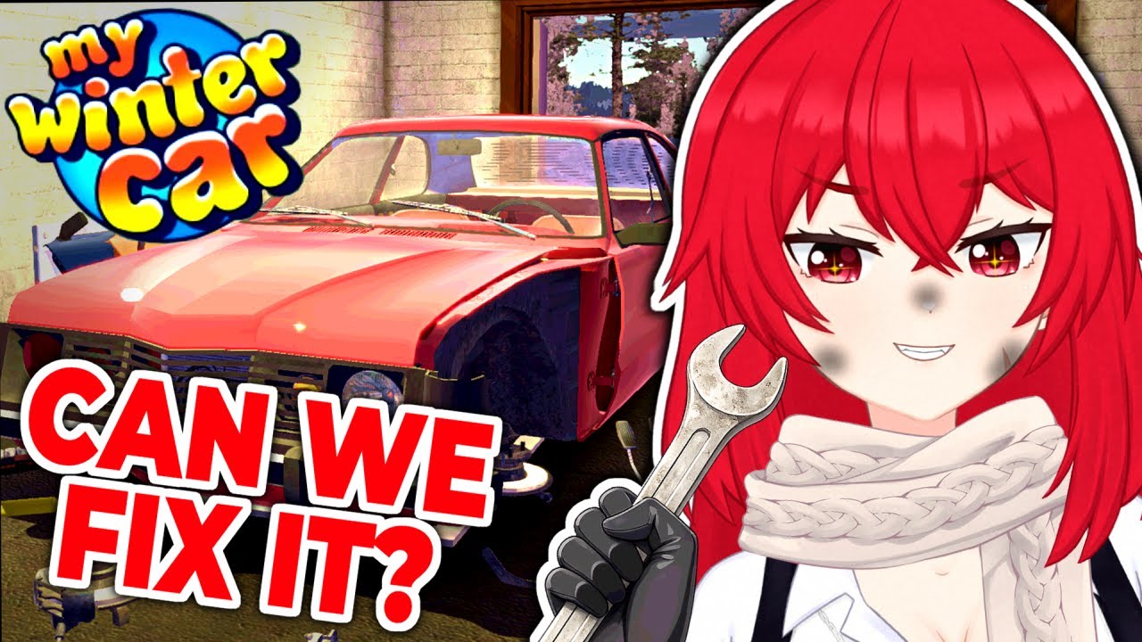 Can I Build My Winter Car?! I Don't Even Have A License... | 🔴LIVE VTuber Gameplay