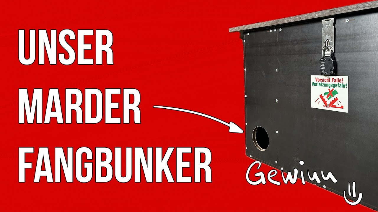Freunde der Jagd - Folge 27 - Wir bauen einen Marder-Fangbunker ! Ihr könnt ihn gewinnen ♥️