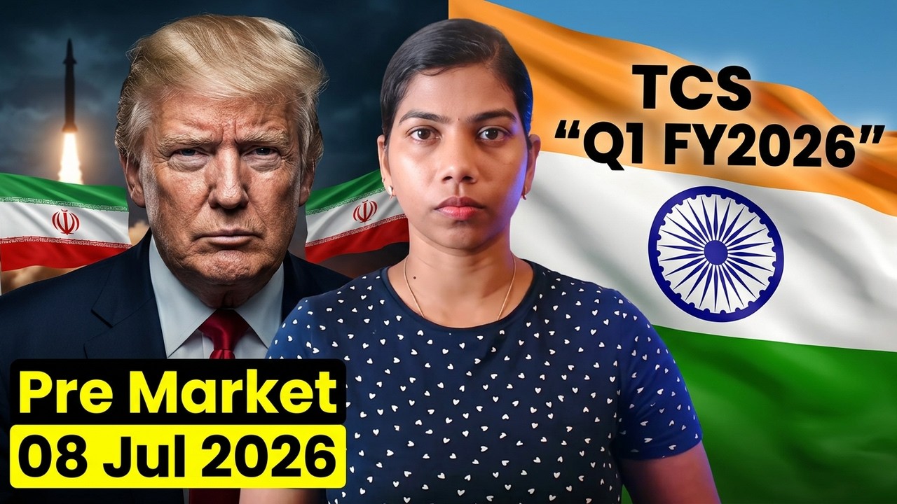 TCS Mixed But IT ADR Jumps! & Iran Called TRUMP #nifty  Pre Market report & 10 July 2026