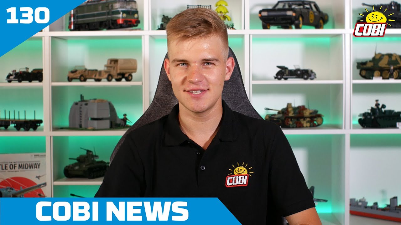 COBI NEWS [130] 💥 TWO VERSIONS OF KUBELWAGEN 1:12 💥 LAST LOCOMOTIVES 💥 SUBTITLES IN MANY LANGUAGES 💥