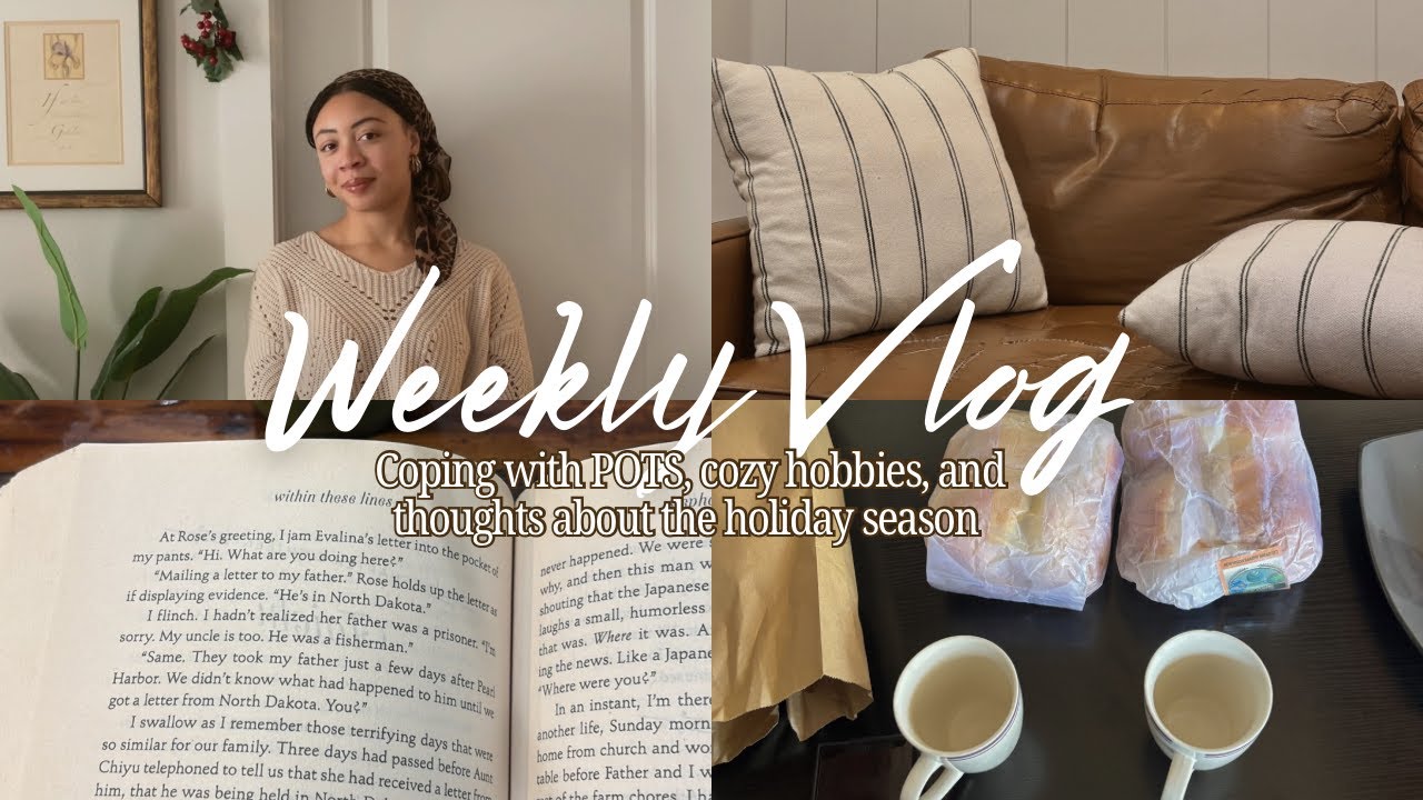 A cozy day in my life ☕️ | life with a chronic illness, finding joy in my faith and hobbies