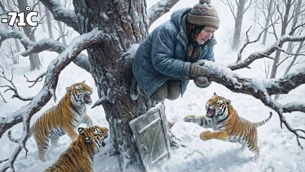 90 Year Old Widow vs Wild Predators | Surviving –71°C Alone in Siberia - Polar Skills