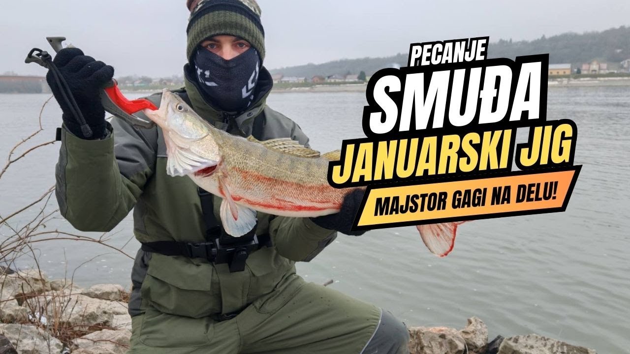 Pecanje smuđa na Dunavu | Pecanje smuđa na silikonce | Januarski jig
