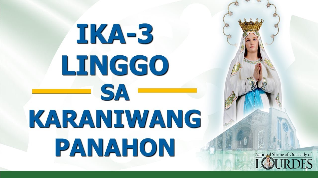 January 25, 2026 - 10:30 AM na Misa sa Ika-3 Linggo sa Karaniwang Panahon.