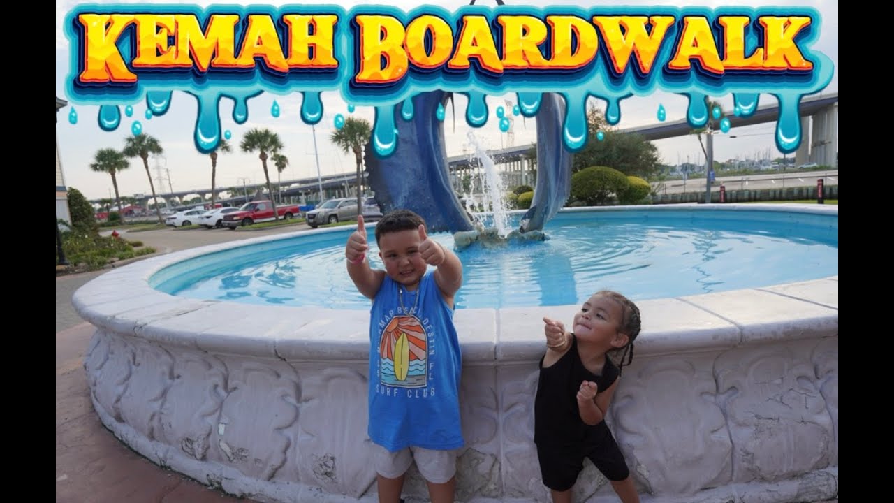 VISITING KEMAH BOARDWALK!