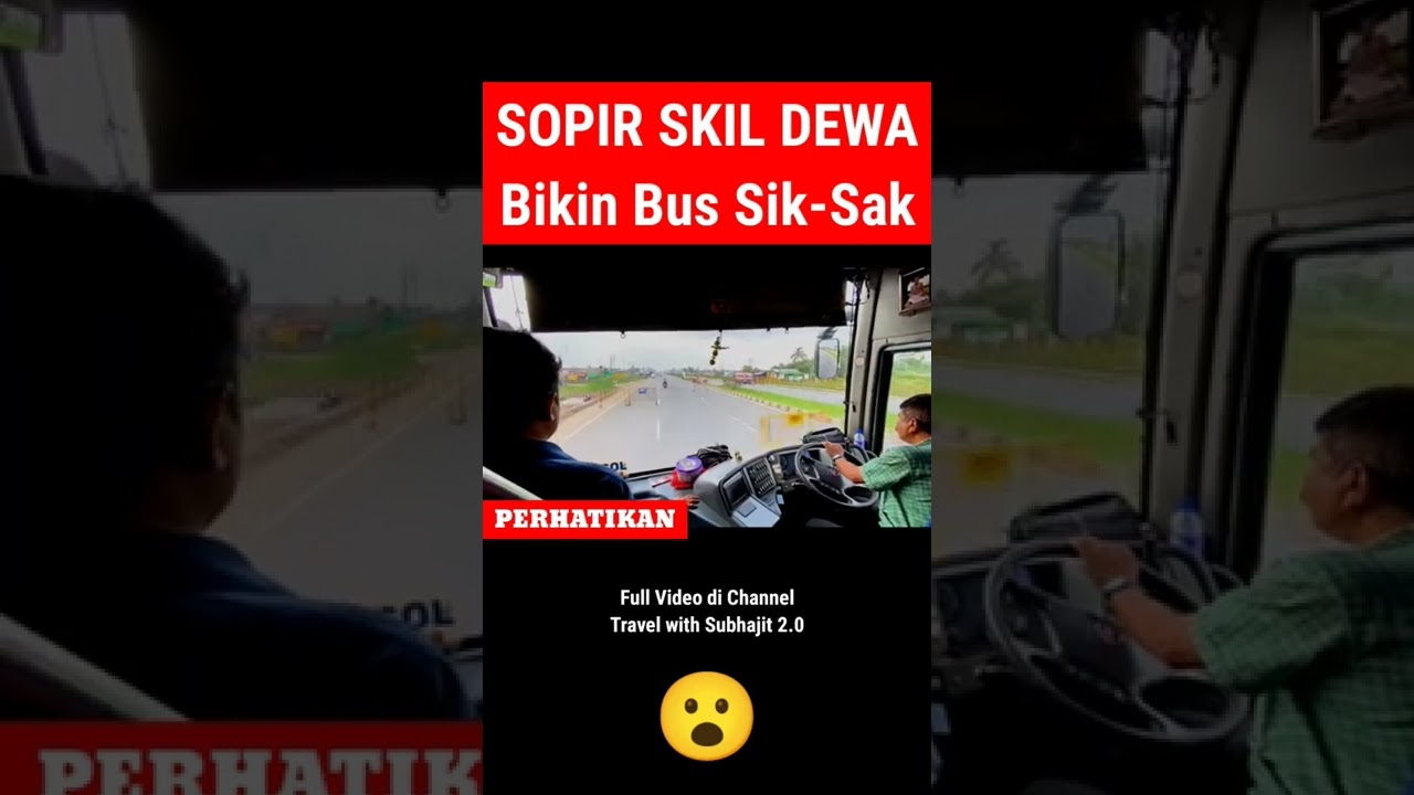 Skill Hebat Supir Bus India #shorts