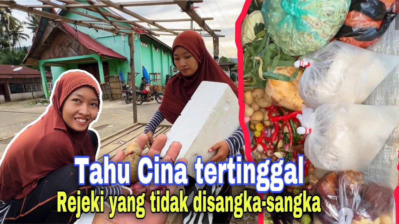TAHU CINA TERTINGGAL DI PASAR SUMBAR⁉️ TIGA BUNGKUS TAHU