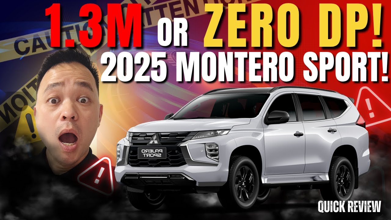 2025 MONTERO GLX MANUAL 1.3M OR ZERO DOWNPAYMENT!