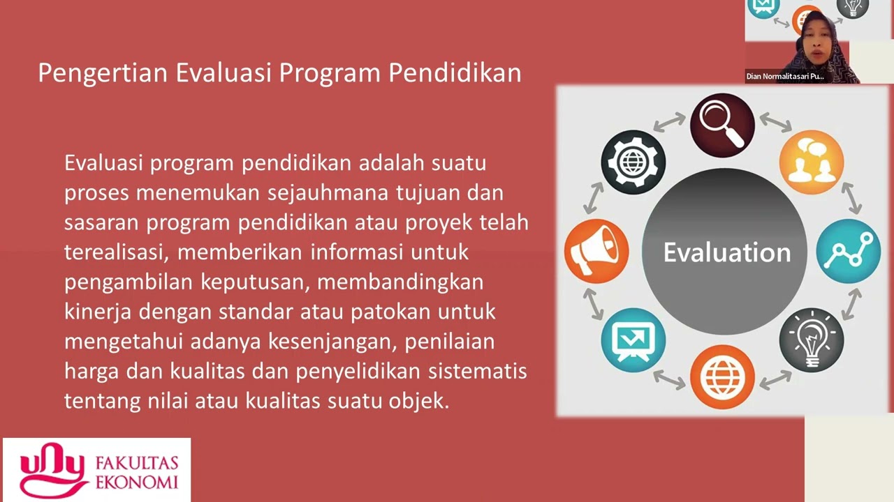 Konsep Dasar Evaluasi Program Pendidikan