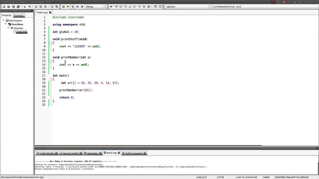 Coding Functions & Variable Scope
