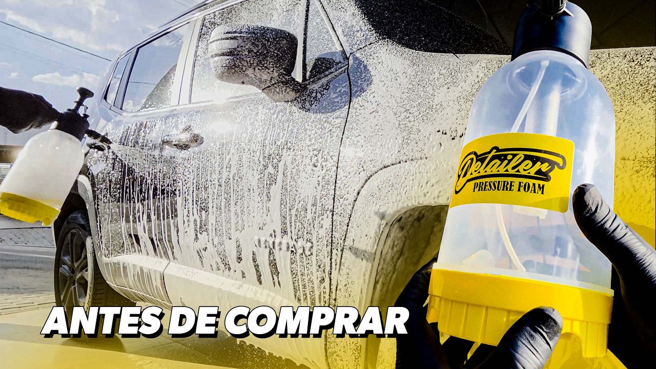 Snow Foam manual Detailer vale a pena? Teste completo com espuma e pressão deste Pulverizador
