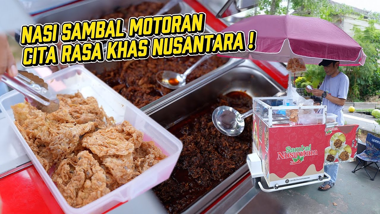 NASI TELOR PEDAS TERNYATA PAKE SEPEDA LISTRIK JUALANNYA!