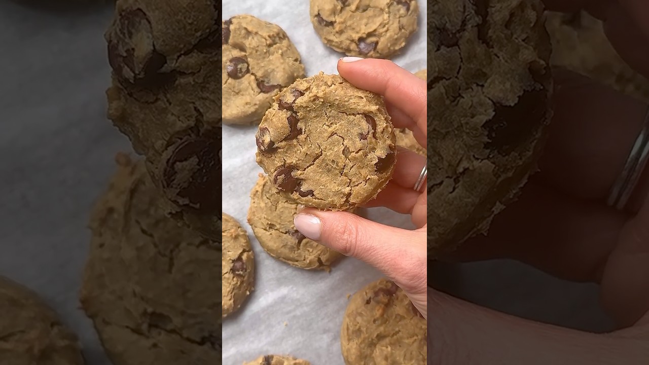 Grain-Free Chickpea Cookies 🍪 #shorts #easyrecipe #healthybakes