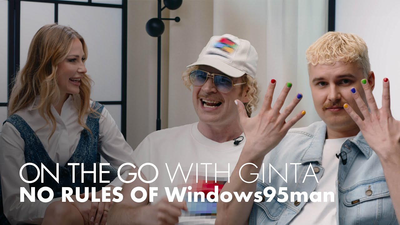 Windows95man (Finland) at Eurovision 2024 | ELLE On The Go With GINTA