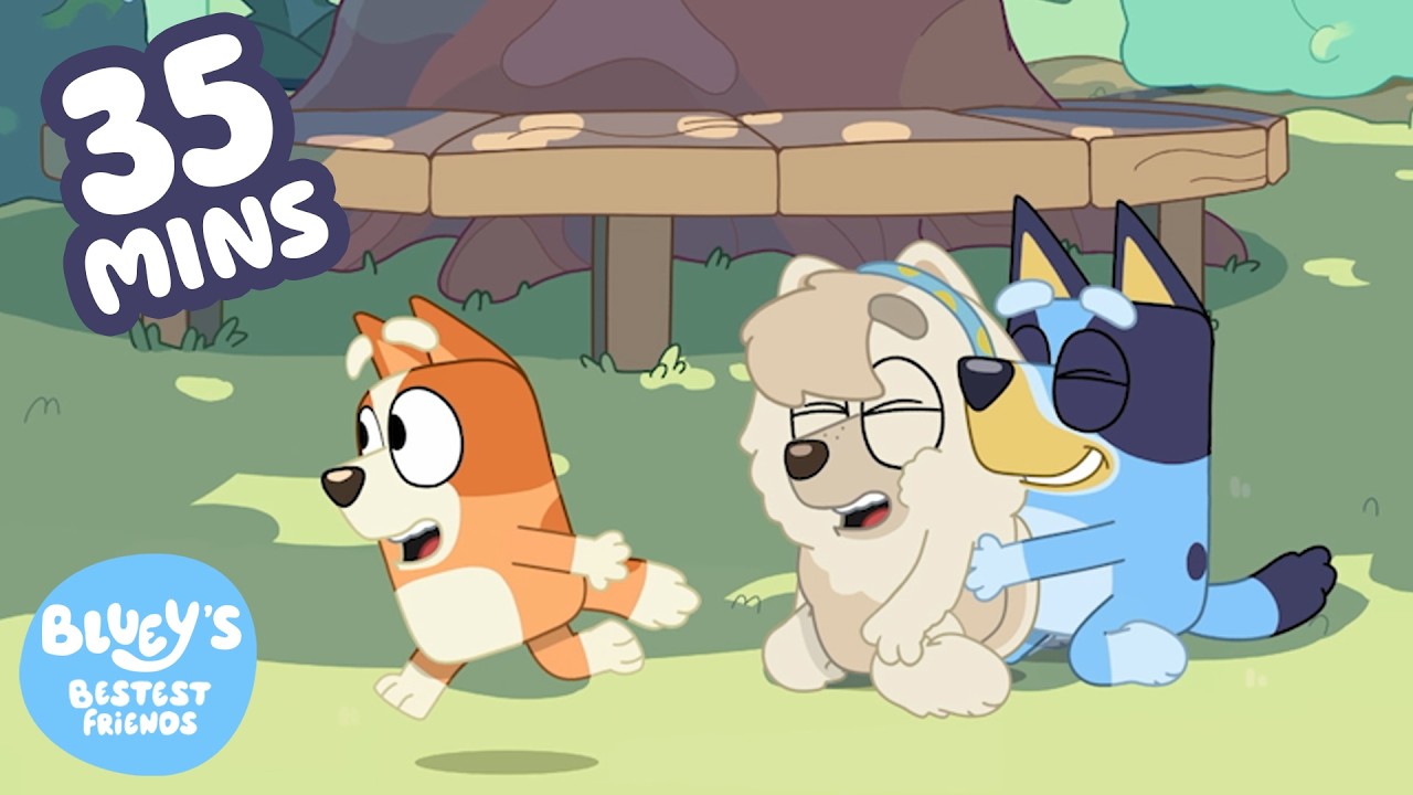 Fun in the Garden With Friends 🌳💙 | Bluey's Bestest Friends - Official Channel